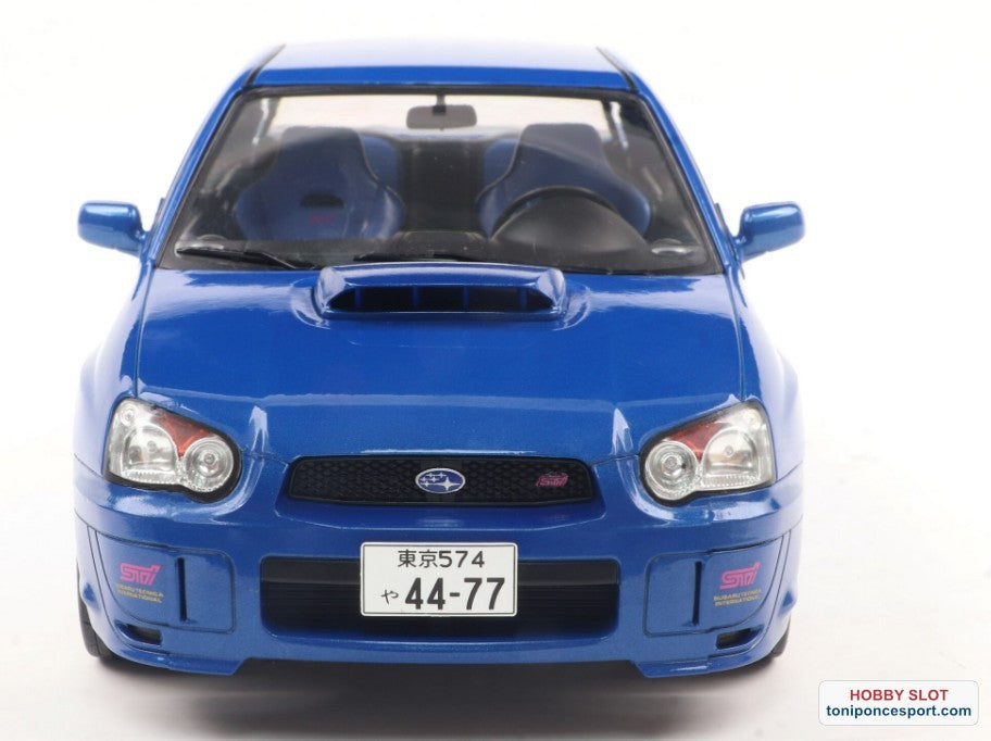 SUBARU IMPREZA WRX STI SONIC BLUE 2003
