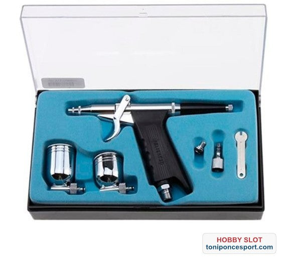Pistola Aerográfica D-116 con doble cubeta.