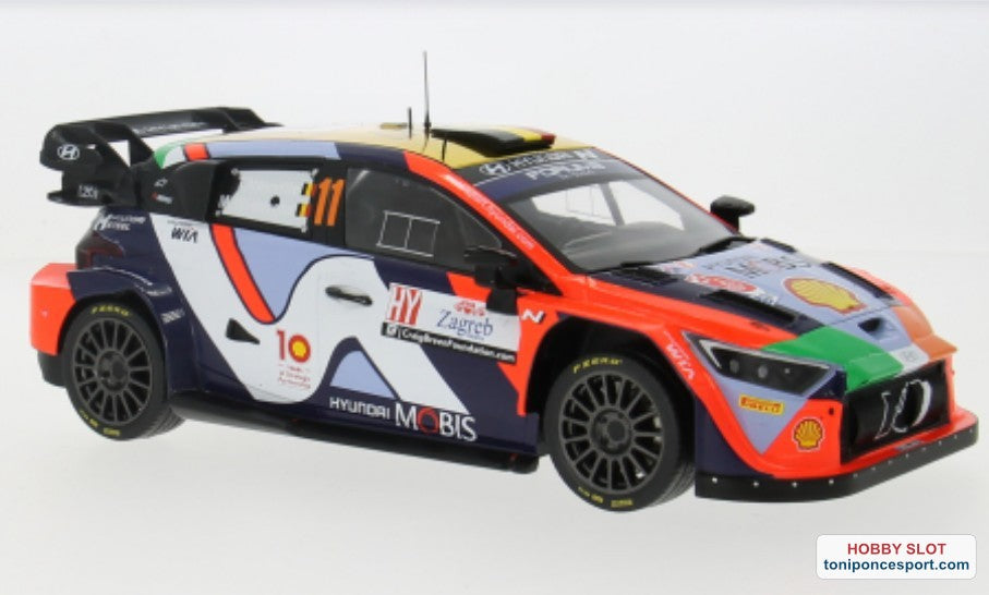 HYUNDAI i20 N Rally1, #11, WRC  R. Croacia 2024  T.Neuville/M.Wydaeghe