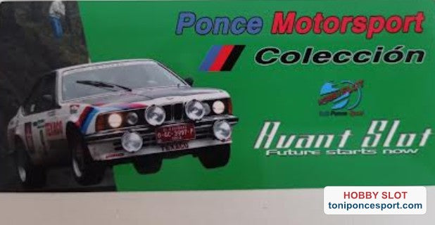 BMW 635 Csi Rallye El Corte Inglés 1984 José Mª. Ponce / I. Fernández.