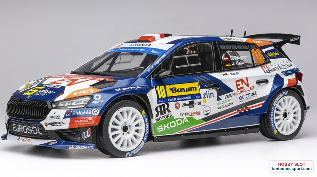 Skoda Fabia Rally2, Rally WM, Barum Rally, 2024, S.Wagner#10