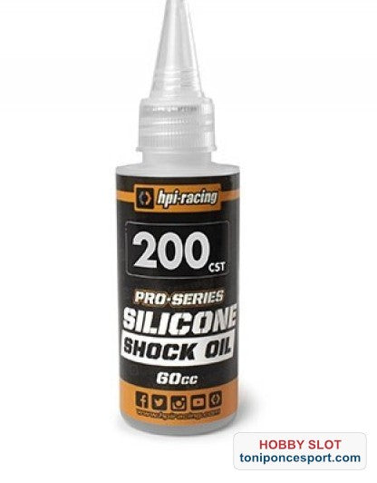 Aceite Silicona de amortiguación 200Cst 60ml Hpi Pro-Series