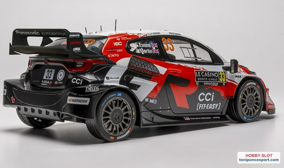 Toyota GR Yaris Rally1 Rallye Monte Carlo 2026 Nº33 E.Evans/S.Martin.