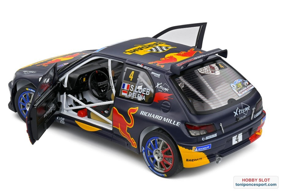 Peugeot 306 Maxi Red Bull N º4 Rally Mont Blanc 2021 S. Loeb - D. Elena