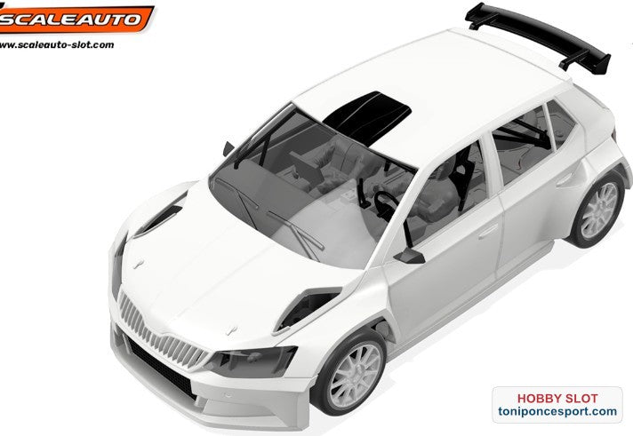 Skoda fabia R5 White Racing Kit - Anglewinder In-Flex 2.0 Chassis