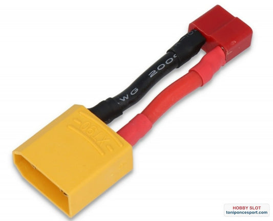Conector Adapter with cable T-Plug F - XT90 M 50mm.
