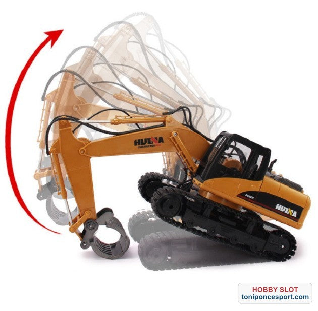 EXCAVADORA PINZA Y BRAZO METALICOS 2,4GHZ