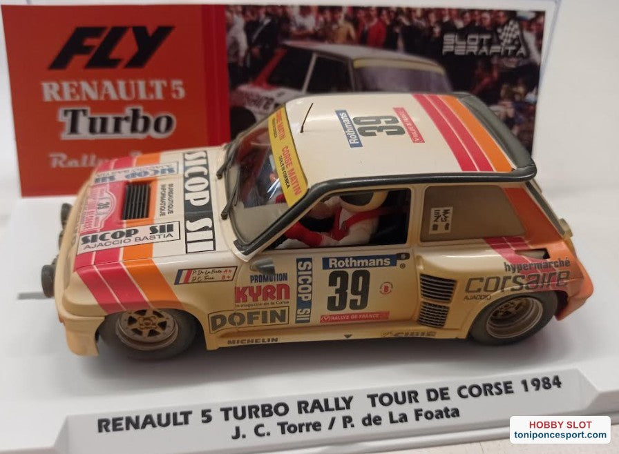 Renault 5 Turbo Nº39 Rally Tour De Corse 1984 "J. C. Torre - P. De La Foata Efec. sucio