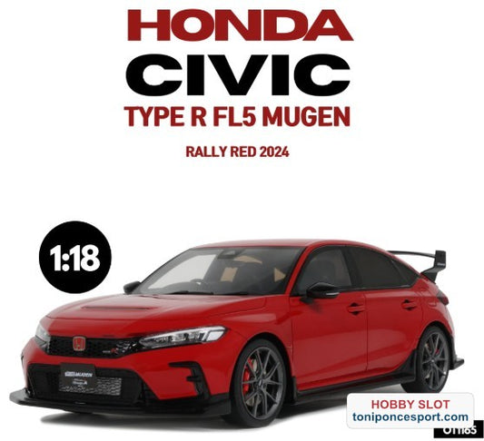 HONDA CIVIC TYPE R FL5 MUGEN RALLYE RED R513 2024