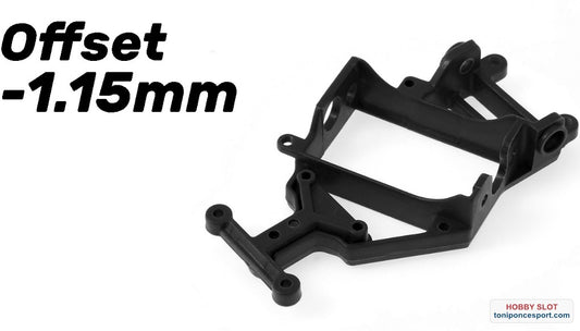 Soporte Motor AW RT3 Evo Offset -1.15mm extra hard (black)