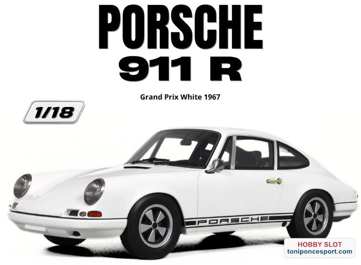 PORSCHE 911 R GRAND PRIX WHITE 1967