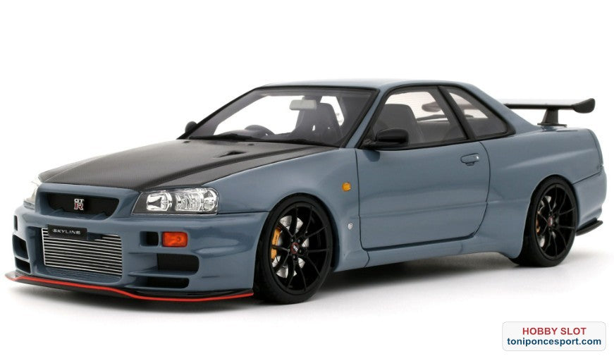 NISSAN SKYLINE GT-R (BNR34) WITH BODY KIT STEALTH GREY 2025