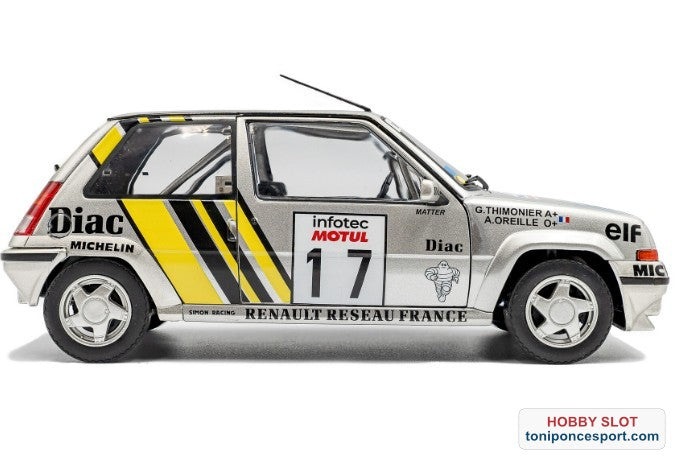 Renault 5 GT Turbo MK2 Nº17 A.Oreille Rally de Córcega Tour de Corse 1989