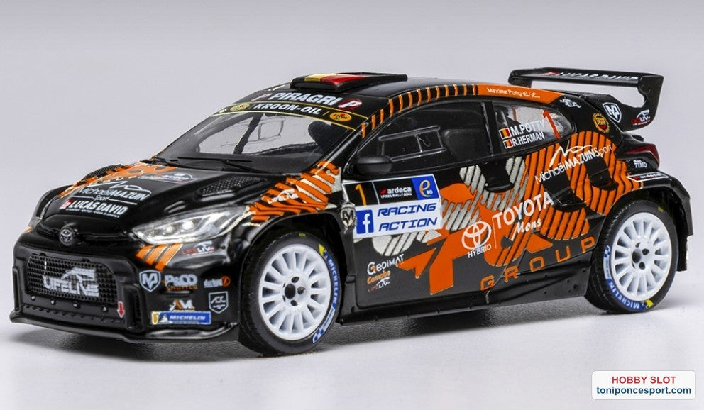 Toyota GR Yaris Rally2 #1 M. Potty / R. Herman Ypres Rally 2024.