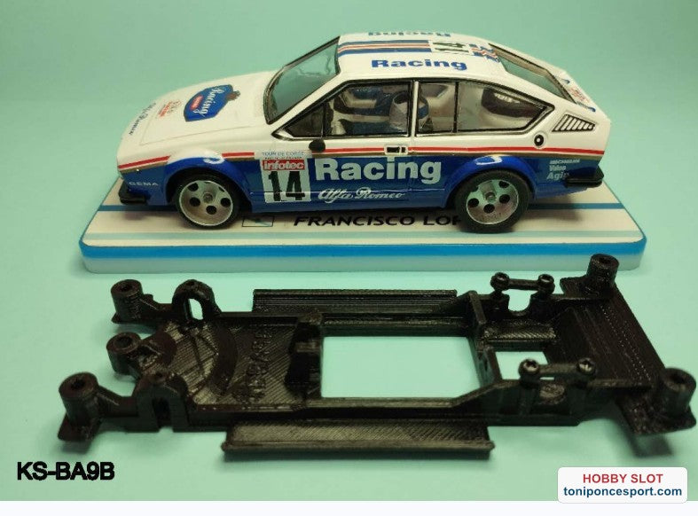 Chasis lineal negro Alfa Romeo GTV Gom (carrocería 4 tetones).