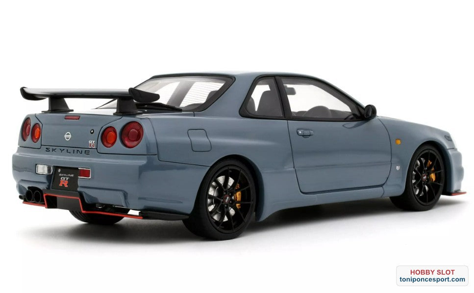 NISSAN SKYLINE GT-R (BNR34) WITH BODY KIT STEALTH GREY 2025