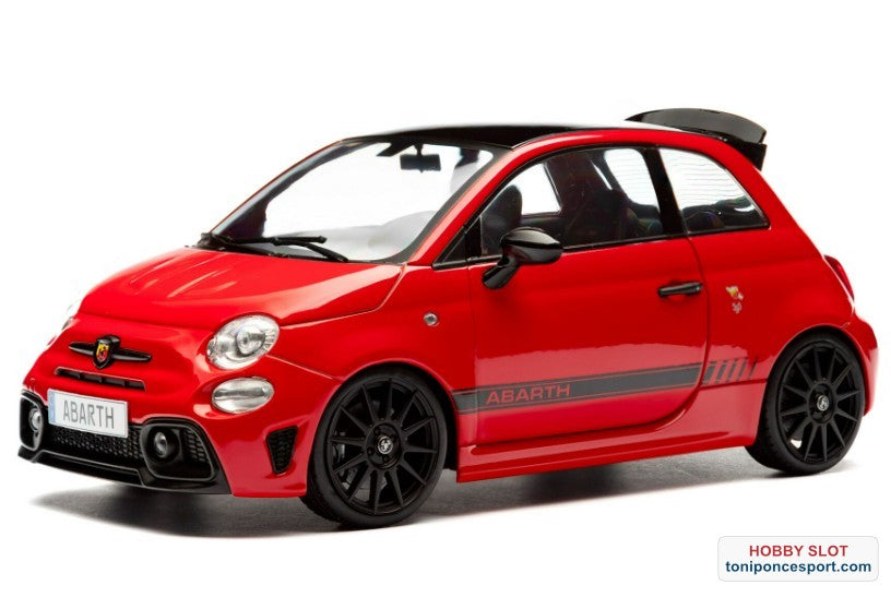 FIAT F595 ABARTH WORKS RED SOLIDO WORK