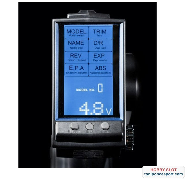 Emisora 3-Channel Radio "CR3P" 2.4GHz incl. 2 Receiver