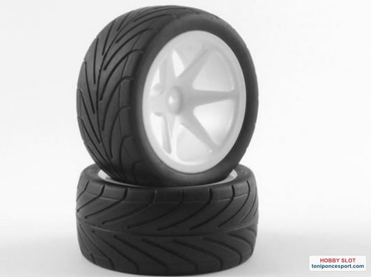 RUEDAS BUGGY 1/10 LP STREET (2) TRASERAS.
