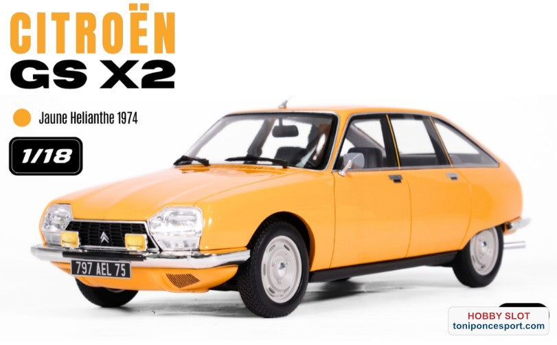 CITROËN GS X2 JAUNE HELIANTHE 1974