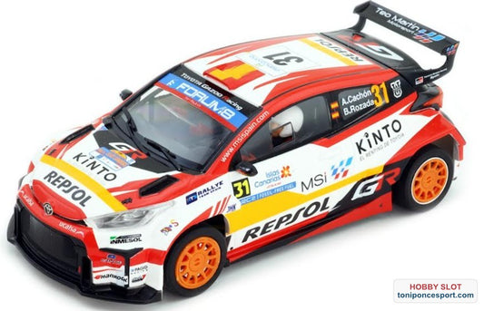 Toyota Yaris Rally2 Rally Islas Canarias 2025 Repsol - A. Cachón / B. Rozada.