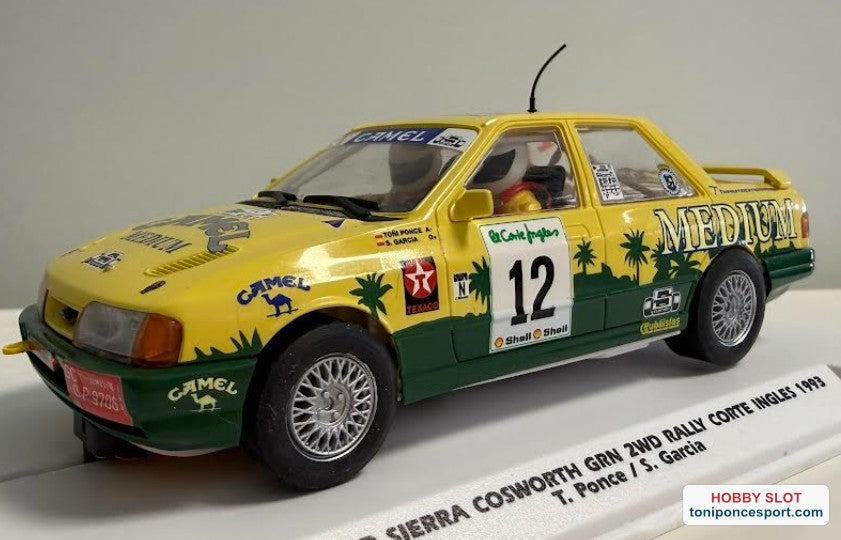 Ford Sierra Cosworth Rallye El Corte Ingles 1992 Toñi Ponce - S. Garcia.