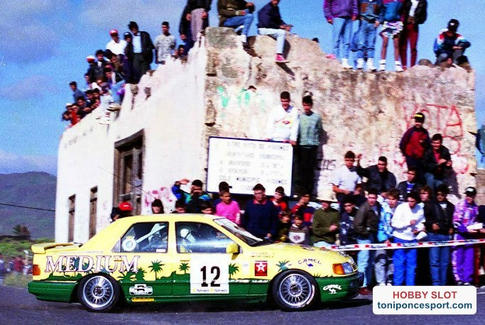 Ford Sierra Cosworth Rallye El Corte Ingles 1992 Toñi Ponce - S. Garcia.
