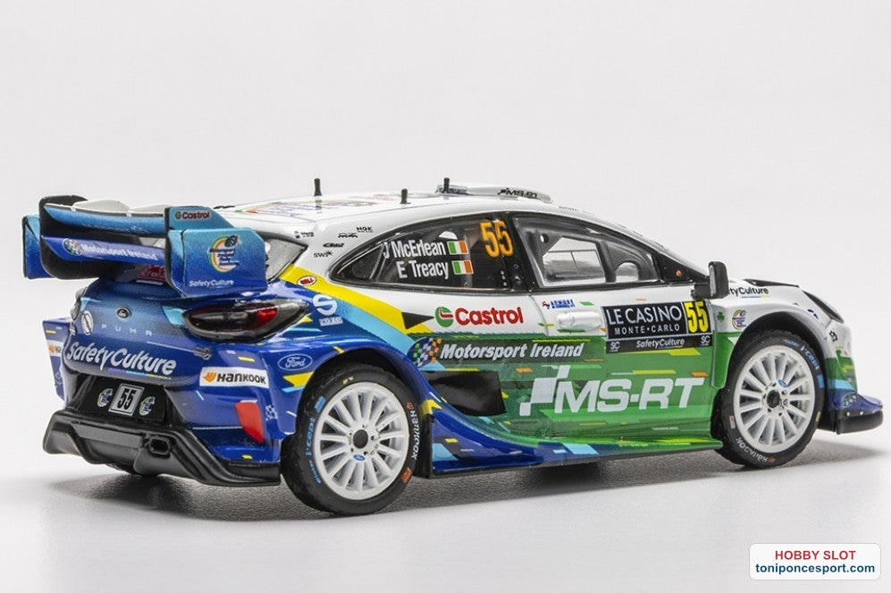 Ford Puma Rally1 Rallye Monte Carlo 2026 Nº55 J. McErLean / E. Treacy.