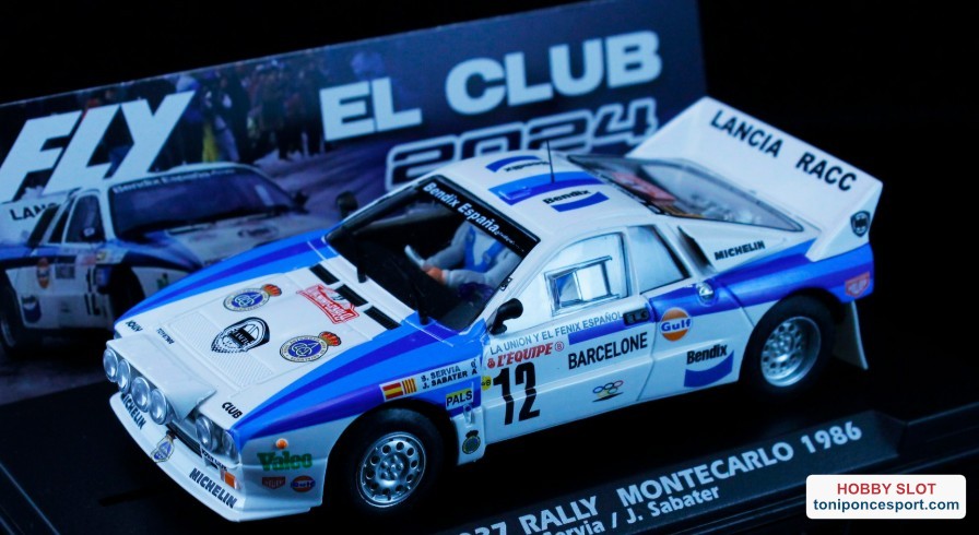 LANCIA 037 RALLY MONTECARLO 1986. S. SERVIA / J. SABATER.