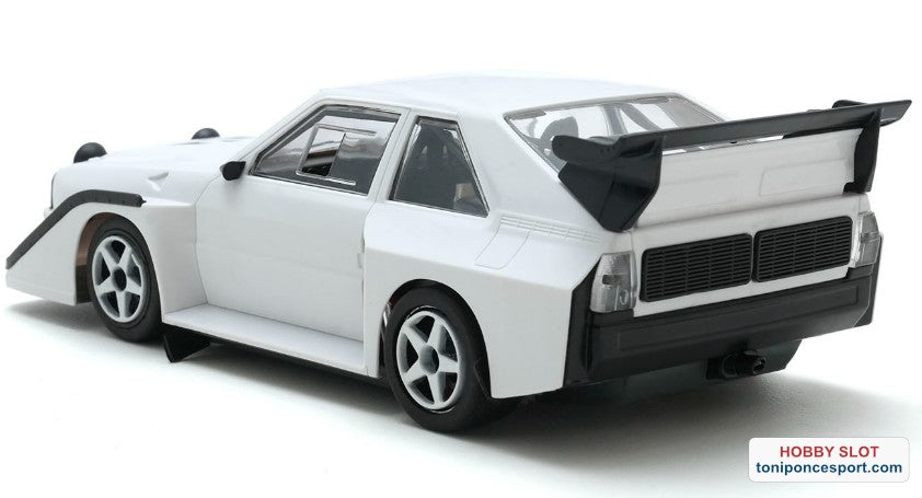 A. Quattro S1 E2 White Racing Kit - Anglewinder In-Flex 2.0 Chassis.