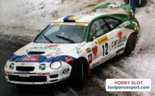 Toyota Celica GT Four Rally Montecarlo 1997 Ponce - León