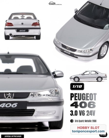 PEUGEOT 406 3.0 V6 24V GRIS QUARTZ METALLIC 2000