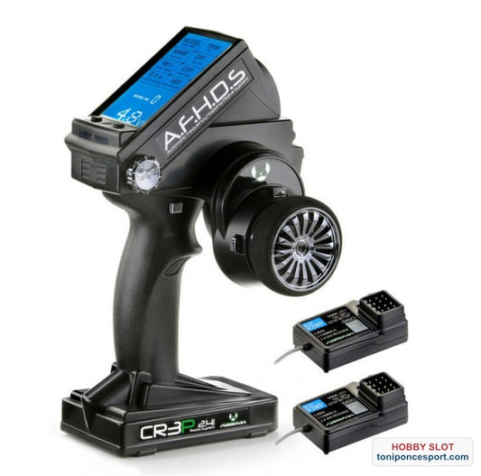 Emisora 3-Channel Radio "CR3P" 2.4GHz incl. 2 Receiver