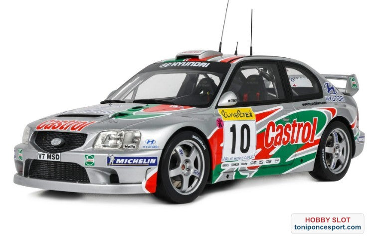 HYUNDAI ACCENT WRC GREY #10 RALLY MONTE CARLO 2001