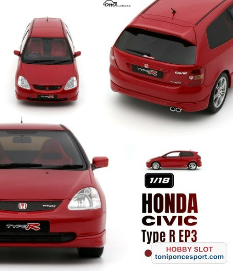 HONDA CIVIC TYPE R EP3 MILANO RED 2005