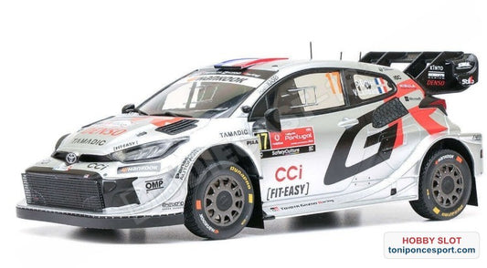 Toyota GR Yaris Rally1 Hybrid Nº17 Ogier/Landais Ganadores Rally de Portugal WRC 2025