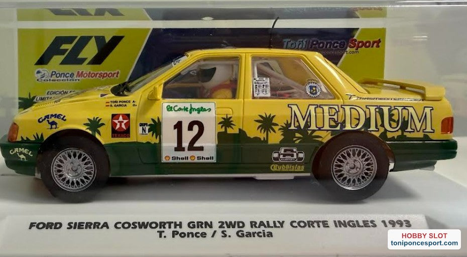 Ford Sierra Cosworth Rallye El Corte Ingles 1992 Toñi Ponce - S. Garcia.