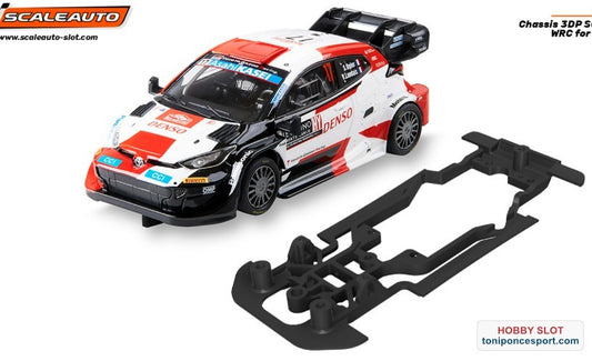 Chasis 3DP SCX TOYOTA YARIS WRC para Soporte Motor RT3