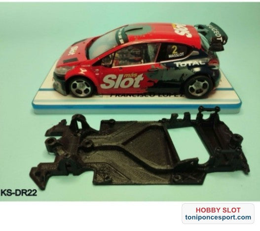 Chasis angular DUAL RADIKAL compatible Peugeot 208 Scaleauto.