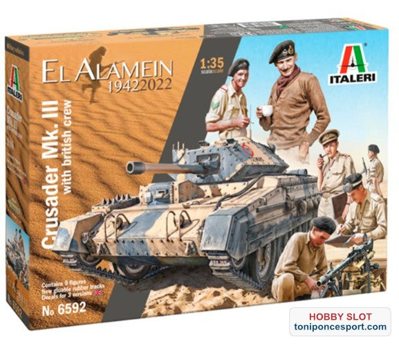 Tanque Crusader Mk. III with British Crew 1:35