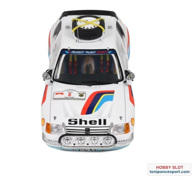 PEUGEOT 205 T16 #6 T. SALONEN RALLY SAFARI 1985