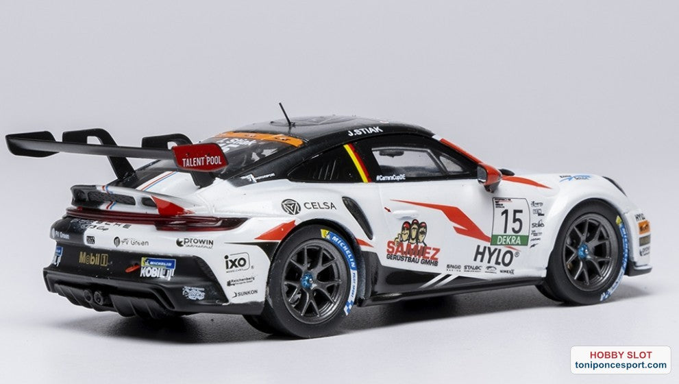 Porsche 911 GT3 Cup #15 R. de Haan Oschersleben 2024.