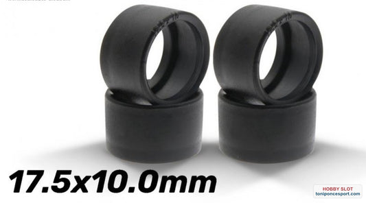 Neumatcos goma Zero Grip 17.5x10mm. para llanta acanalada 16-17mm.