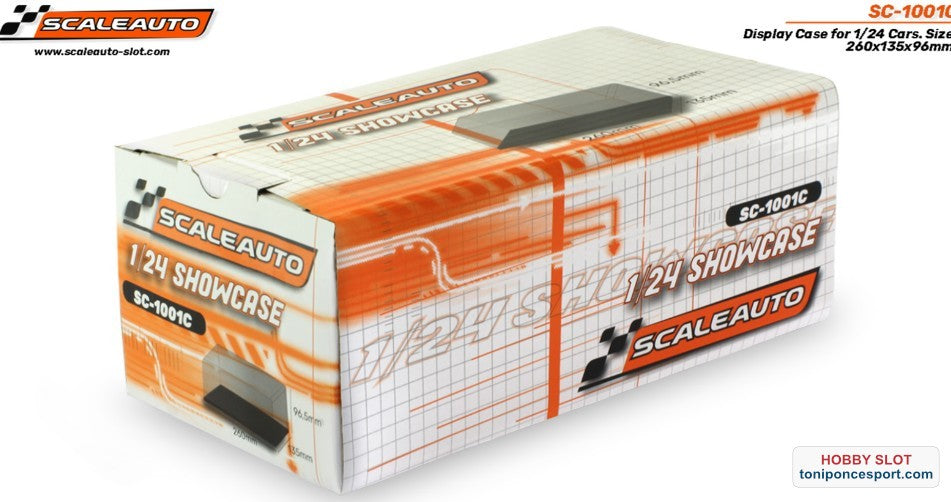 Urna 1/24 Universal Transparente con Base para Modelcars.