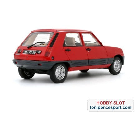 Renault 5 GTL (5 doors) Rouge 705 1984