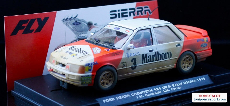 Ford Sierra Cosworth 4x4 Rallye Osona 1990 Efecto sucio.