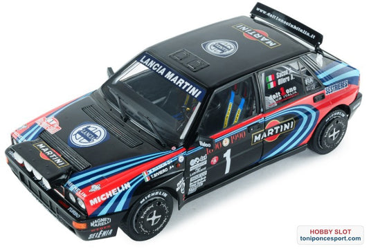 Lancia Delta HF Integrale HOMENAJE A BIASON Rallye Montecarlo 1990 A.SACCO