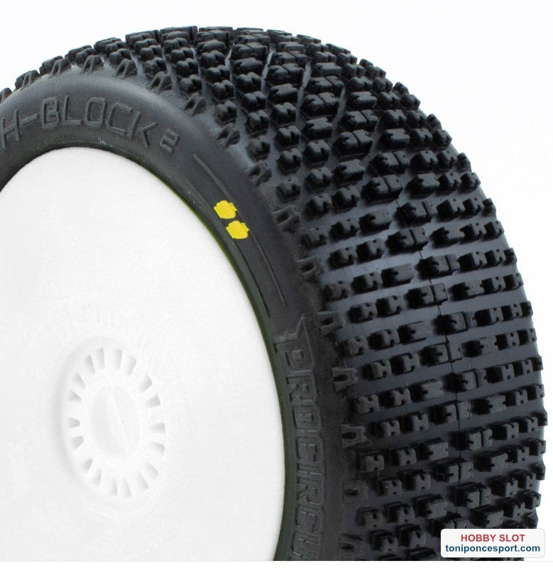 H-BLOCK v2 BUGGY S2 (SOFT) EN LLANTA BLANCA (2pcs.)