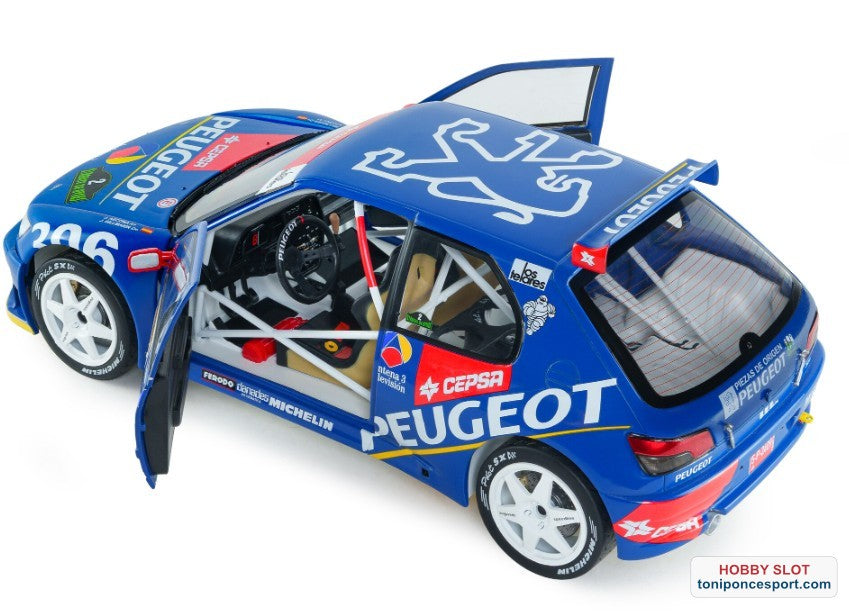 Peugeot 306 MAXI BLUE #2 J. Ascona / J. Billmaier Rally De Aviles 1997