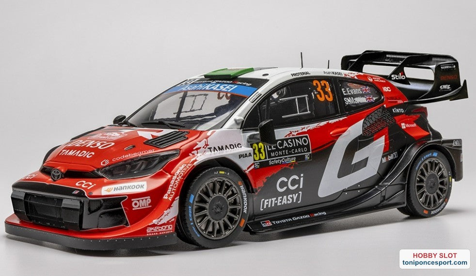 Toyota GR Yaris Rally1 Rallye Monte Carlo 2026 Nº33 E.Evans/S.Martin.
